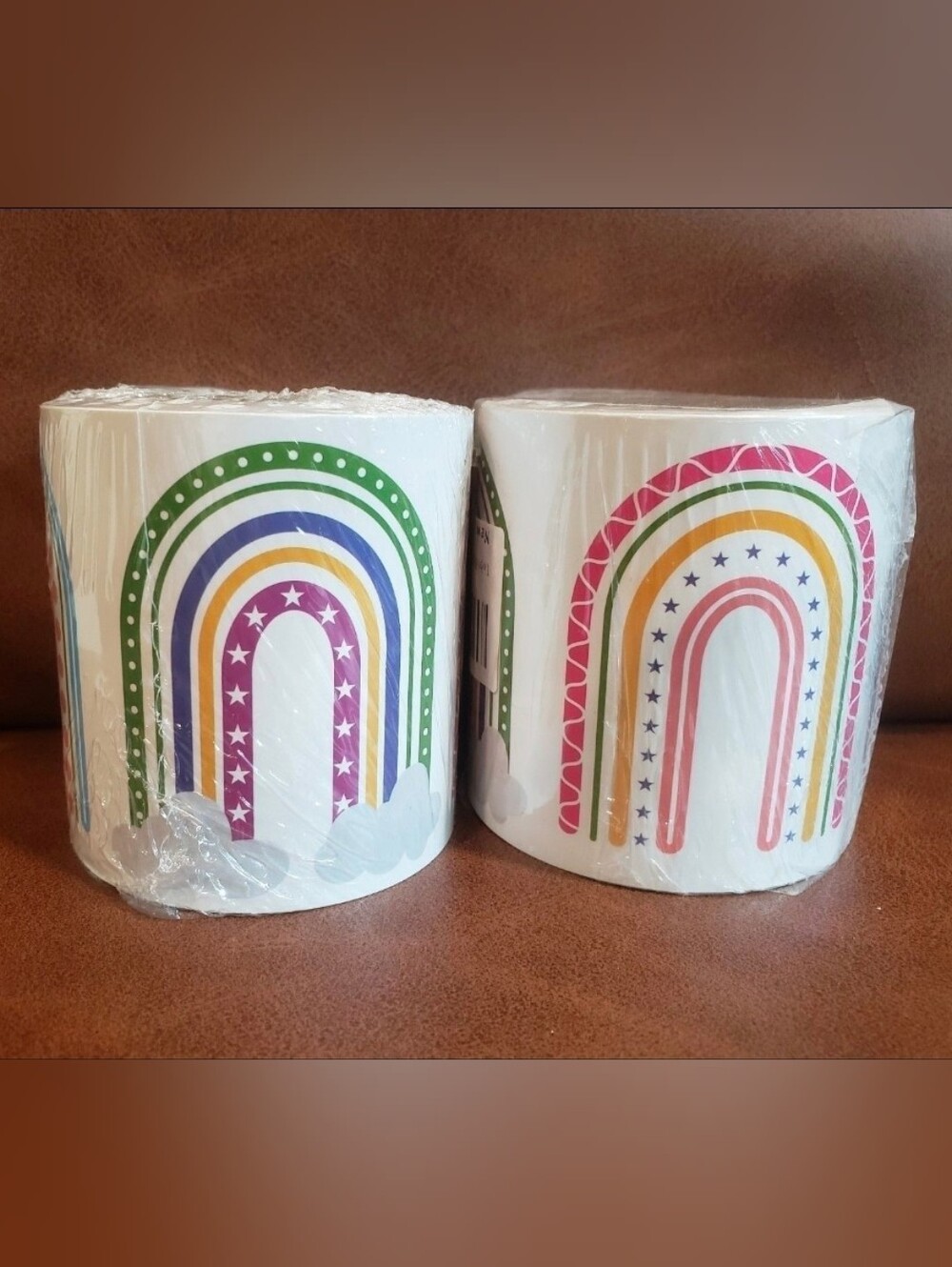 Boho rainbow bulletin board boarders w/glue dots. NEW. 100 ft. classroom decor